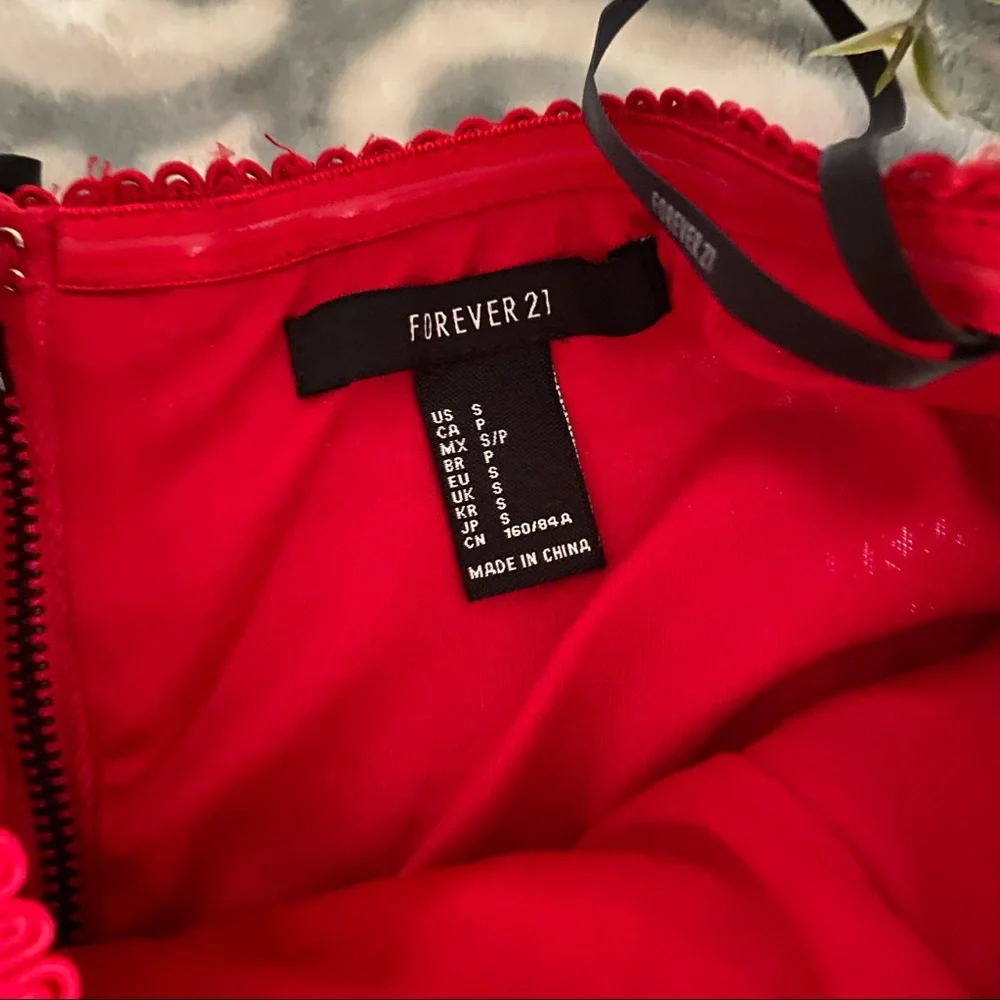 Forever 21 Little Red Dress - Picture 4 of 7